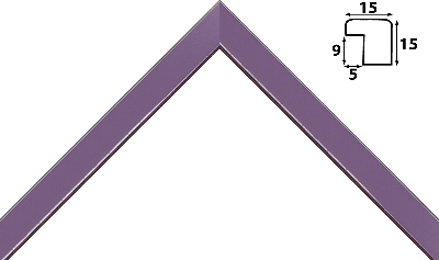 Багет цветной фиолетовый из пластика 183