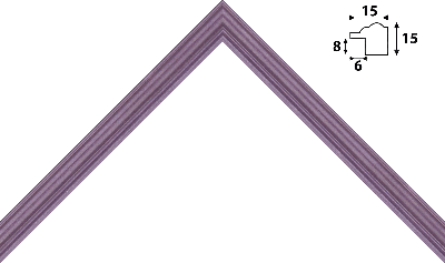 Багет фиолетовый из дерева 247
