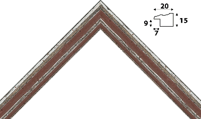 Багет коричневый из дерева. Артикул 450.913.284 483