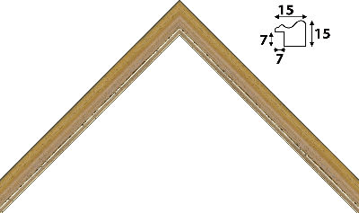 Багет жёлтый из дерева. Артикул 730.147.120 543