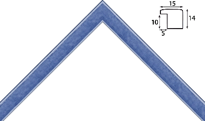 Багет синий из дерева. Артикул 888.050.402 1178