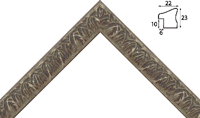 Багет золото из дерева. Артикул gc 501-01 1938